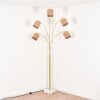 Soungou floor lamp brass, black, white, 5-light sources