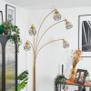Yaak floor lamp brass, black, white, 5-light sources