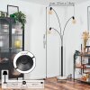 Codecreo floor lamp black, white, 3-light sources