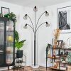 Yaak floor lamp black, white, 5-light sources