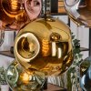 Ripoll hanging light, globe light, pendant light Ecru, black, 8-light sources