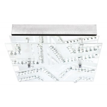 Eglo VERDESCA wall and ceiling light LED chrome, Crystal optics, 4-light sources