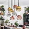 Ripoll hanging light, globe light, pendant light Ecru, black, 8-light sources