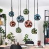 Ripoll hanging light, globe light, pendant light Ecru, black, 8-light sources