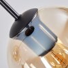 Koyoto hanging light, globe light, Cluster pendant lamp Amber, clear, 4-light sources