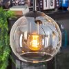 Koyoto hanging light, globe light, Cluster pendant lamp Amber, clear, 4-light sources