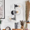 Ripoll globe light, wall light clear, 3-light sources