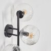 Ripoll globe light, wall light clear, 3-light sources