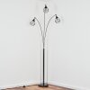 Yaak floor lamp chrome, black, 3-light sources