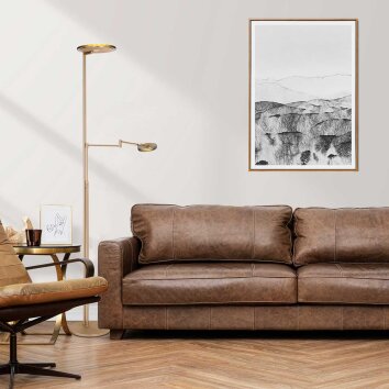 Steinhauer lights Turound floor lamp bronze, 2-light sources