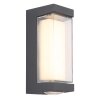 Globo lighting Plixon outdoor wall light LED anthracite, 1-light source