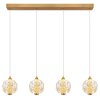 Globo lighting Virina hanging light LED gold, 4-light sources