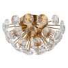 Globo lighting Virina ceiling light LED gold, 10-light sources