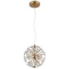 Globo lighting Virina hanging light LED gold, 1-light source