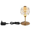 Globo lighting Virina table lamp LED gold, 1-light source