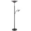 Globo lighting Sophia floodlight, floor lamp LED black, 2-light sources