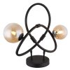 Globo lighting Tuberius table lamp LED black, 2-light sources