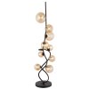 Globo lighting Tuberius floor lamp LED black, 9-light sources