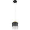 Globo lighting Olga hanging light gold, black, 1-light source