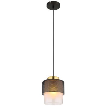 Globo lighting Olga hanging light gold, black, 1-light source