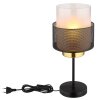 Globo lighting Olga table lamp gold, black, 1-light source
