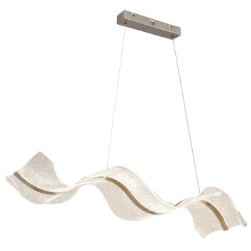 Globo lighting Saque hanging light LED matt nickel, 1-light source, Remote control