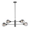 Steinhauer lights Constellation pendant light LED black, 6-light sources