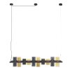 Balor pendant light black, 10-light sources