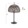 Mushroom Shaped  Ommerlanderwijk table lamp anthracite, 1-light source