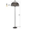 Ommerlanderwijk floor lamp anthracite, 1-light source