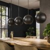 Zip pendant light black, 4-light sources