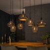 Zip pendant light black, 7-light sources