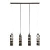 Barel pendant light black, 4-light sources