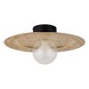 Globo lighting Riga ceiling light black, 1-light source