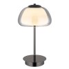 Globo lighting Avila table lamp LED chrome, black, 1-light source, Remote control