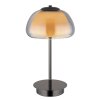 Globo lighting Avila table lamp LED chrome, black, 1-light source, Remote control
