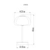 Globo lighting Avila table lamp LED chrome, black, 1-light source, Remote control