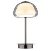 Globo lighting Avila table lamp LED chrome, black, 1-light source, Remote control