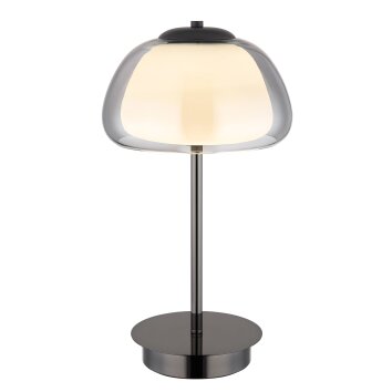 Globo lighting Avila table lamp LED chrome, black, 1-light source, Remote control