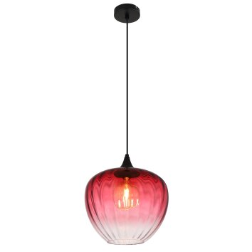Globo lighting Sander hanging light black, 1-light source