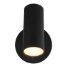 Globo lighting und ceiling light, ceiling spotlight, wall light, wall spotlight LED black, 1-light source