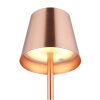 Globo lighting Vannie table lamp LED copper, 1-light source