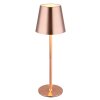 Globo lighting Vannie table lamp LED copper, 1-light source