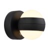 Globo lighting Randi wall light LED black, 1-light source