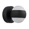 Globo lighting Randi wall light LED black, 1-light source
