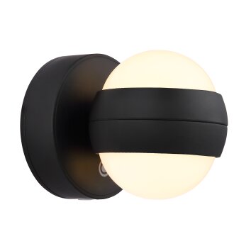 Globo lighting Randi wall light LED black, 1-light source