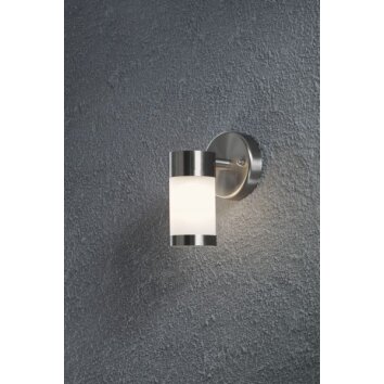 Konstsmide MODENA wall light stainless steel, 1-light source
