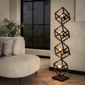 Ridar floor lamp anthracite, 4-light sources