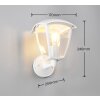 Trio lights VENTA wall light white, 1-light source
