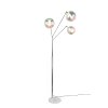 Trio lights Paxton floor lamp chrome, 3-light sources